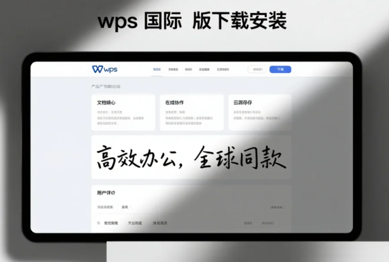 wps 国际 版如何下载安装，如何汉化