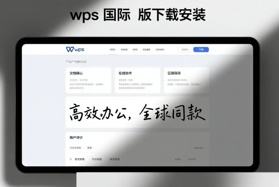 wps 国际 版如何下载安装，如何汉化